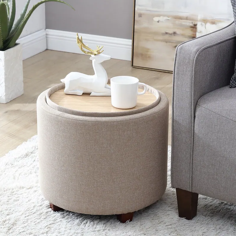 Ornavo-Home-Lawrence-Round-Storage-Ottoman-with-Lift-Off-Lid-and-Tray-Lid-Coffee-Table (7)
